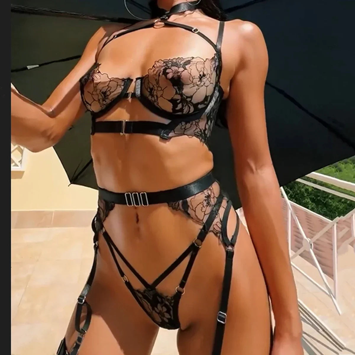 SERAPHELLE – Kanten Lingerieset met Choker