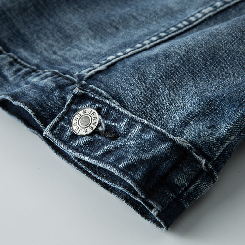 Heren Denim Jacket met Tijdloos Design