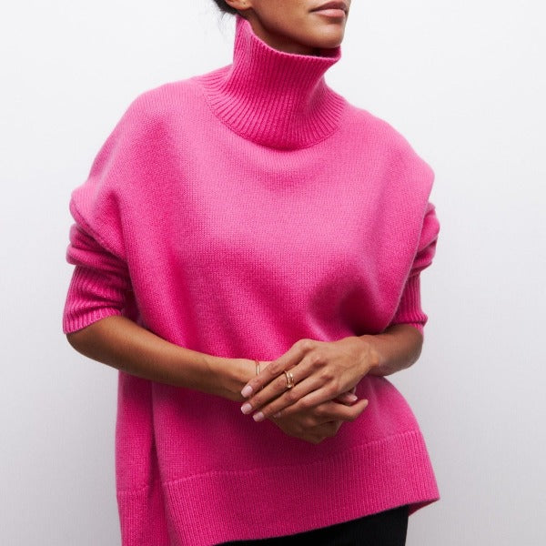 Camille Pull Femme Hiver – Maille Douce Confortable & Coupe Chic Légèrement Ample
