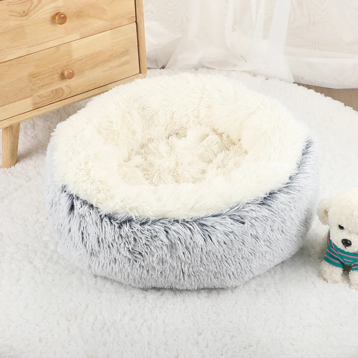 DreamNest – Das kuschelige Donut-Hundebett für entspannte Hundeträume