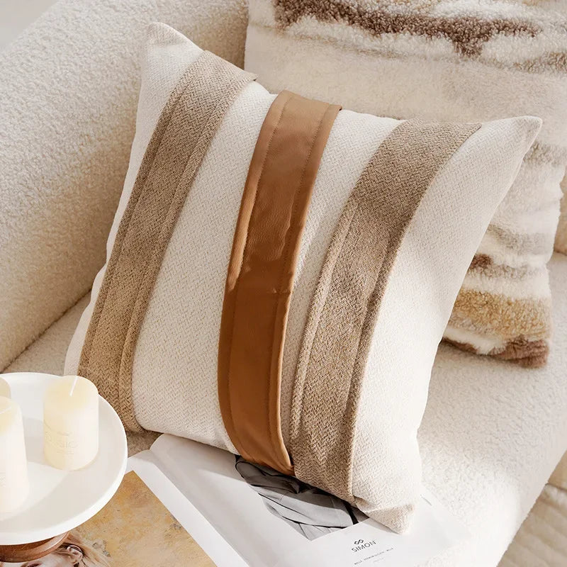 A&L °10 Decorative Cushion Cover – Modern Stripe Design for Sofa
