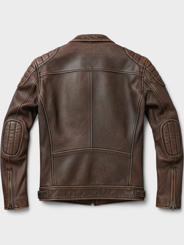 Javier | Chaqueta De Cuero Impactante