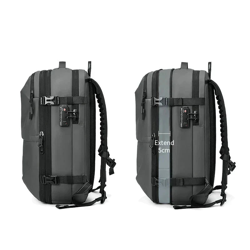 TravelEase - Sac à dos innovant avec compression sous vide et rangement organisé