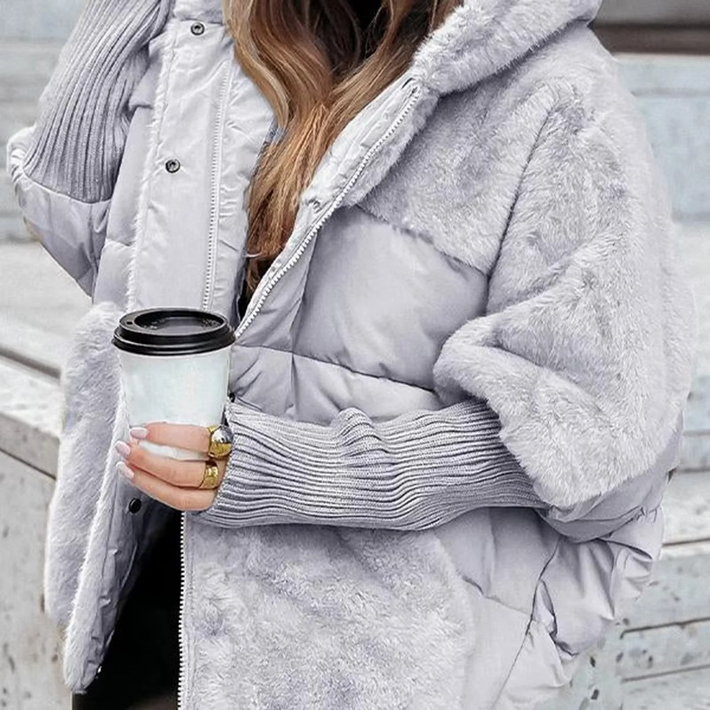 Alvara – Damen Wintermantel warm mit elegantem Design für Herbst/Winter