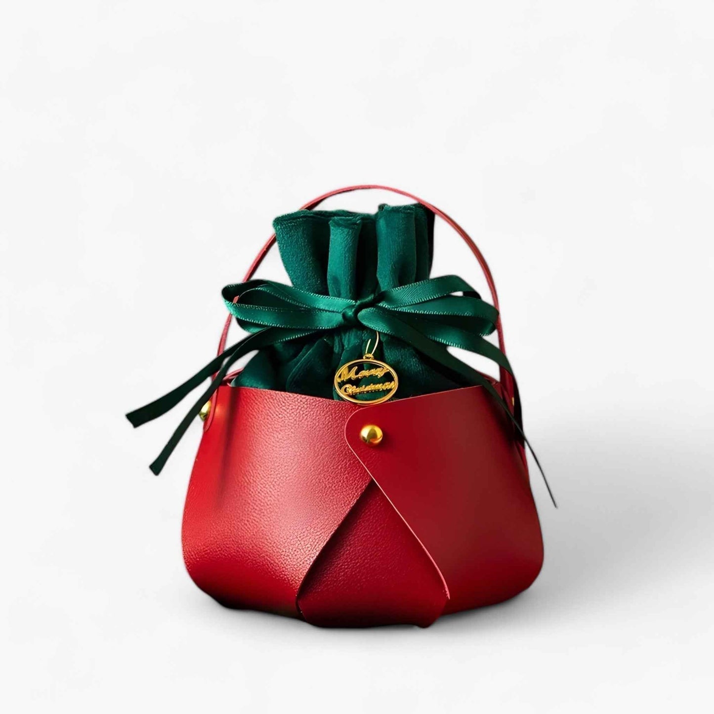 Layla | Juläpple-Tasche – Festliche und praktische tragbare Geschenkbox für Weihnachtsverpackung