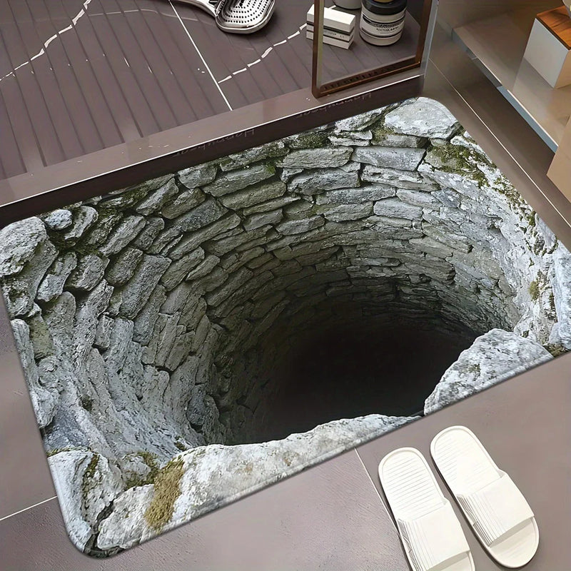Visura 3D Bodenmatte – Rutschfeste Polyester-Fußmatte für verschiedene Wohnbereiche