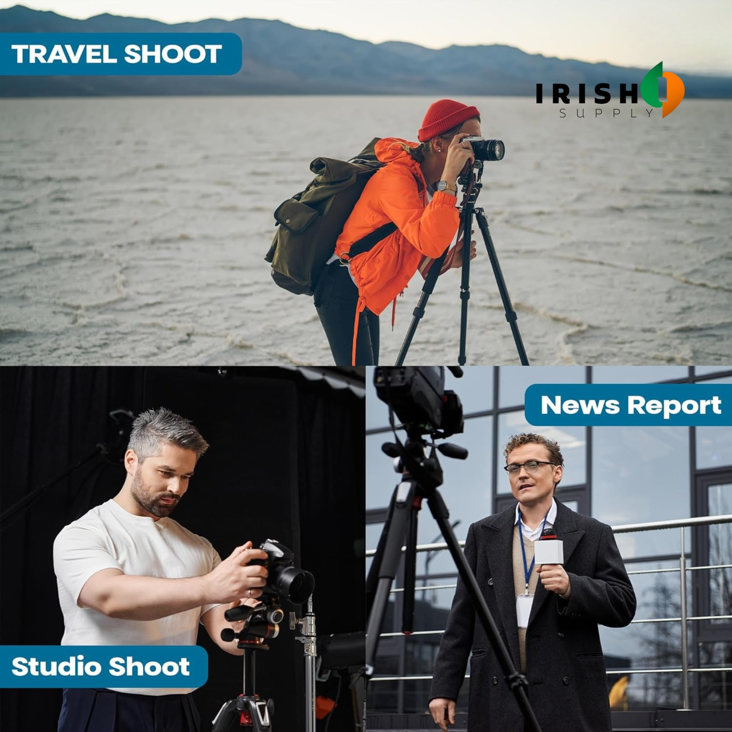 SHOTSTAND Clean-Design Lightweight Filming Tripod (2.6 Meters)