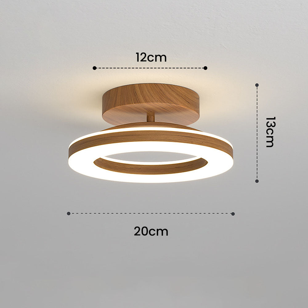 Cypressa - Ronde Plafondlamp LED Acryl voor Hal en Entree