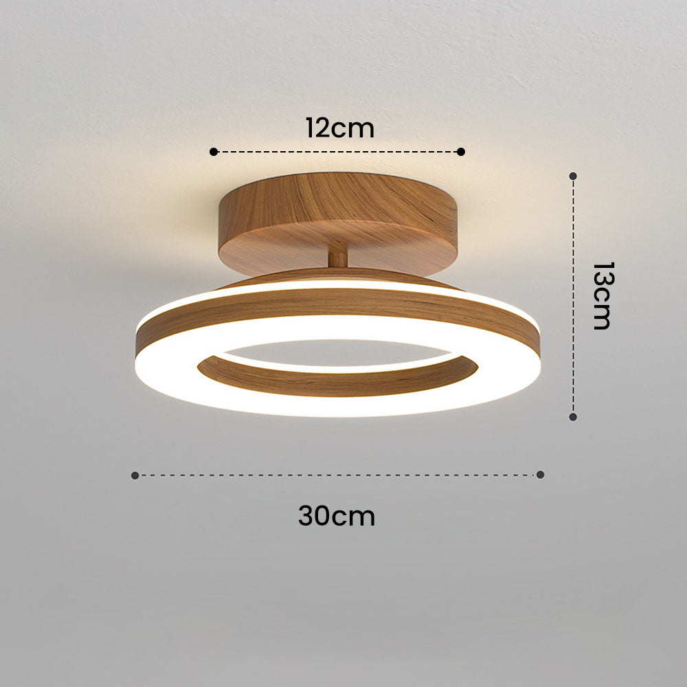 Cypressa - Ronde Plafondlamp LED Acryl voor Hal en Entree