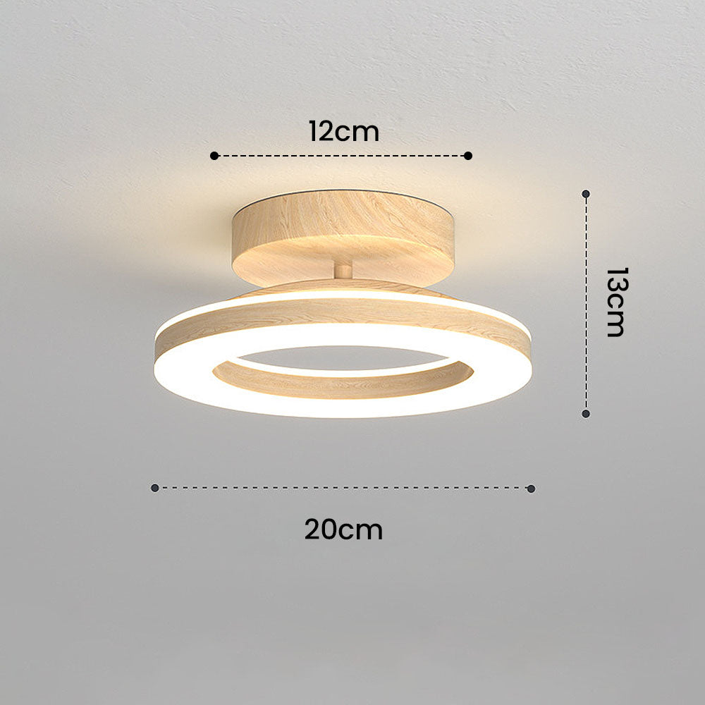 Cypressa - Ronde Plafondlamp LED Acryl voor Hal en Entree