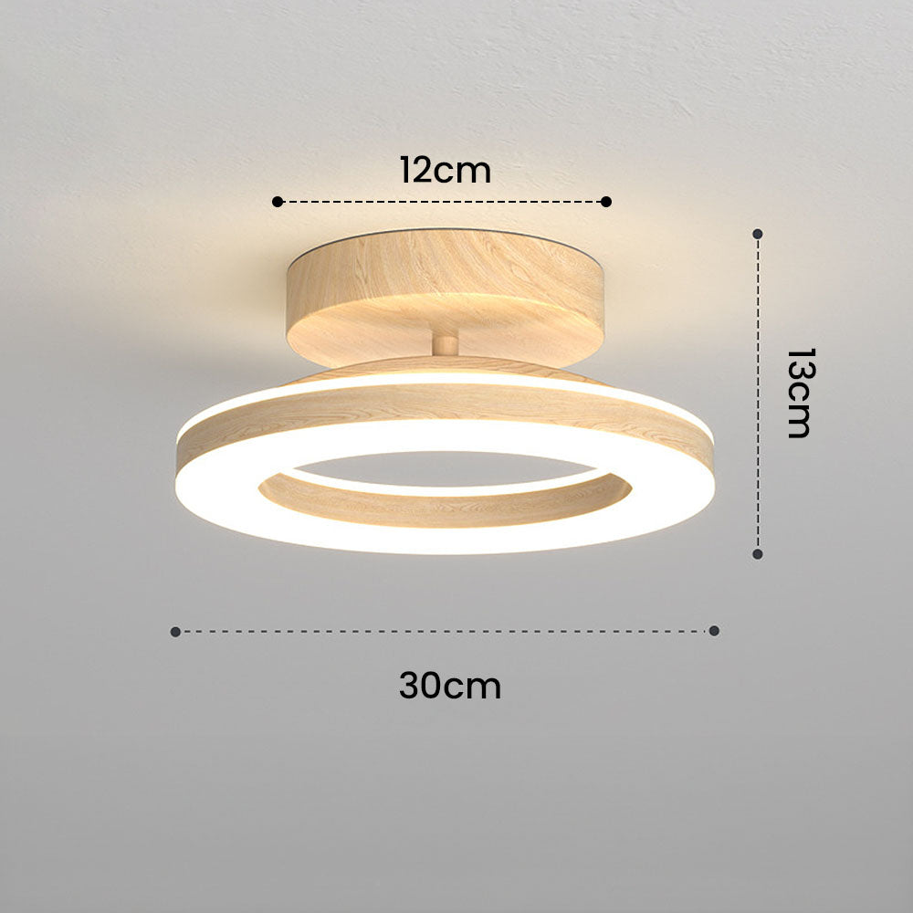 Cypressa - Ronde Plafondlamp LED Acryl voor Hal en Entree