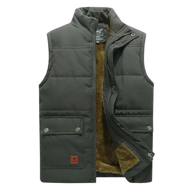 Herre Bodywarmer | Slank Polstret Vest til Hele-Sæsonen Lagdeling