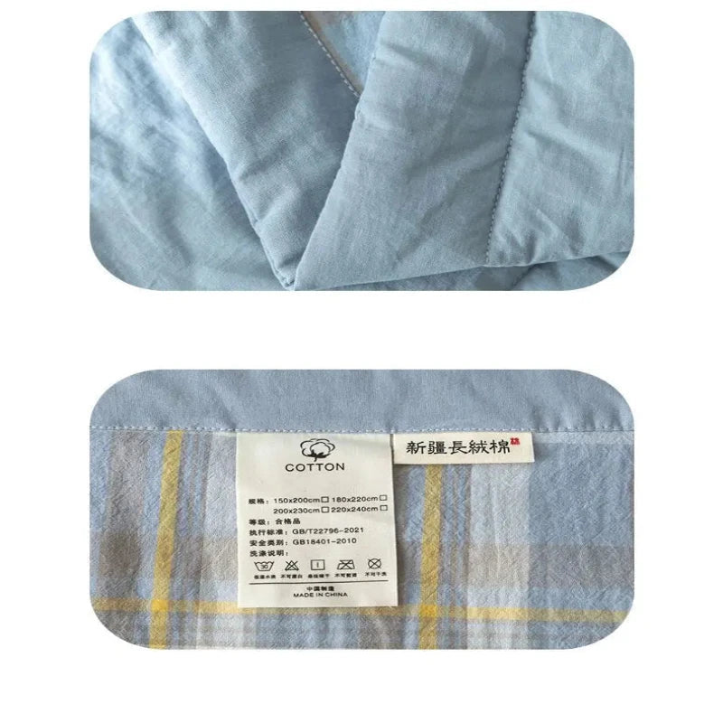 Bed Summer Cooling Quilt Queen King Size Soft Skin Friendly Thin Comforter Blankets