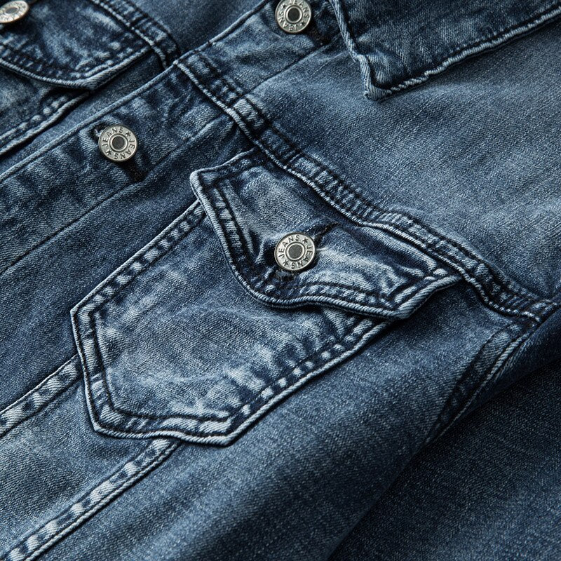 Heren Denim Jacket met Tijdloos Design