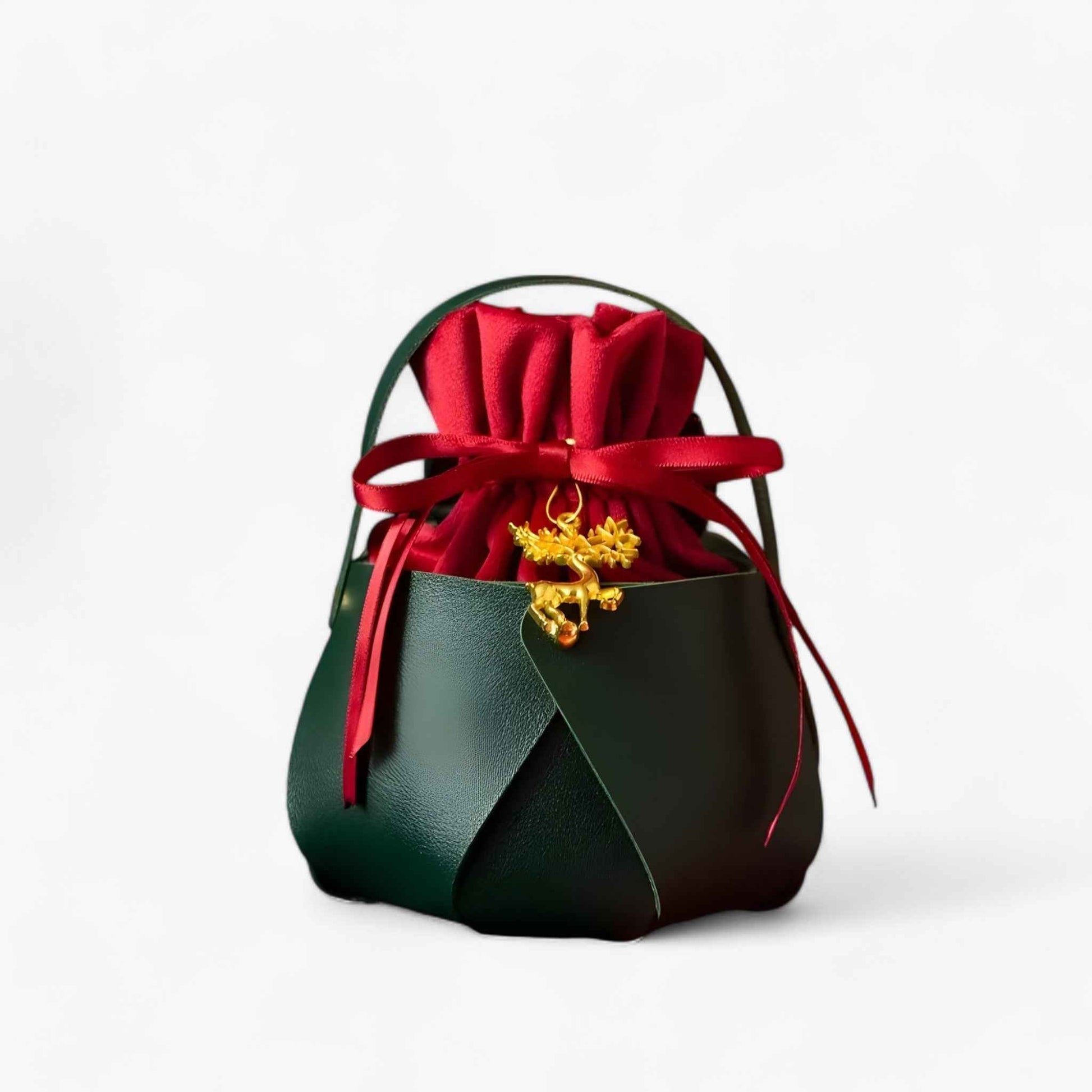 Layla | Juläpple-Tasche – Festliche und praktische tragbare Geschenkbox für Weihnachtsverpackung