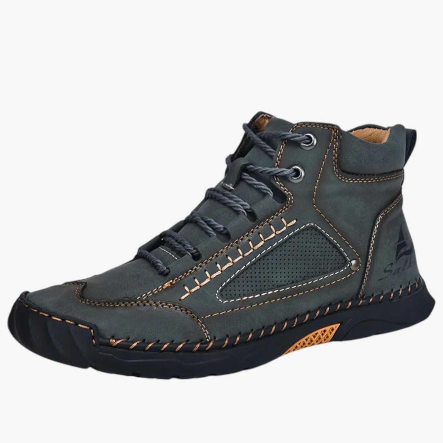 Stivali da Uomo Fatti a Mano Design in Pelle, Traspiranti & Stile Casual - verde - Boots & Shoes Men's Shoes shoes shoes for men - Concept Palermo