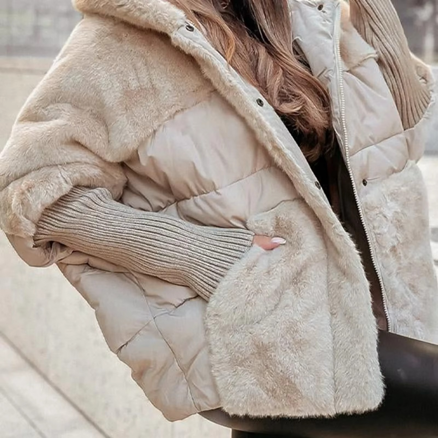 Alvara – Damen Wintermantel warm mit elegantem Design für Herbst/Winter
