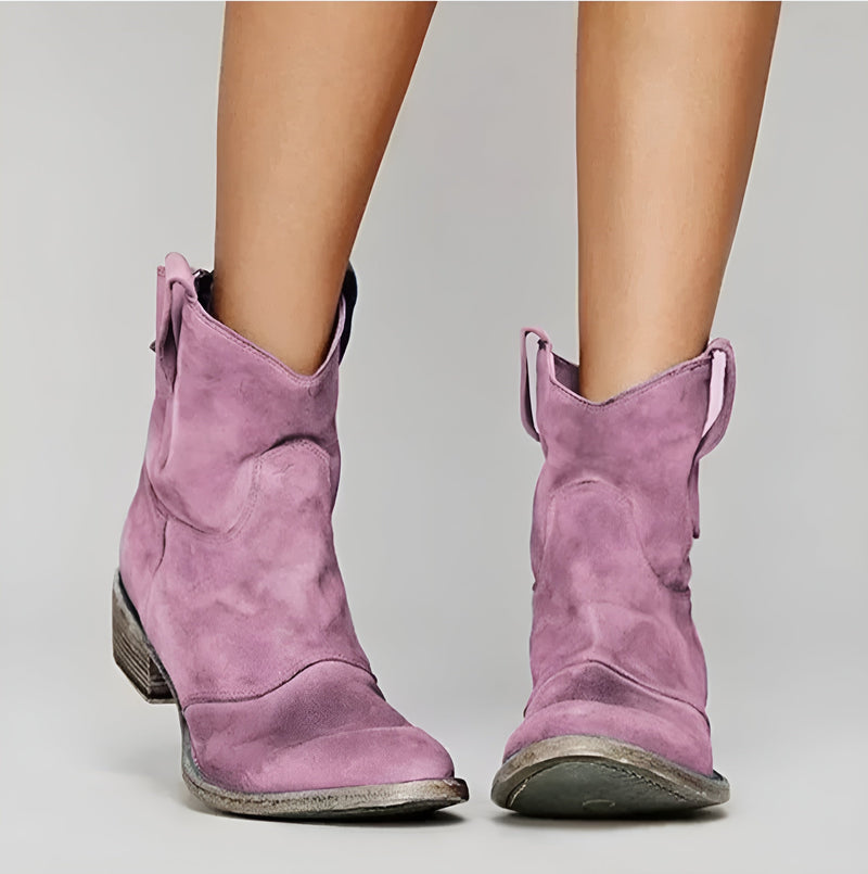 Roselle™ | Bottines en Suède à l’Esprit Bohème