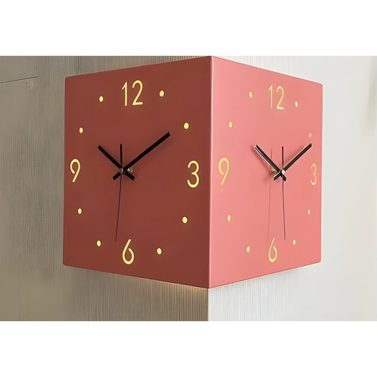 Garduru Clock – Elegante Doppelseitige Wanduhr