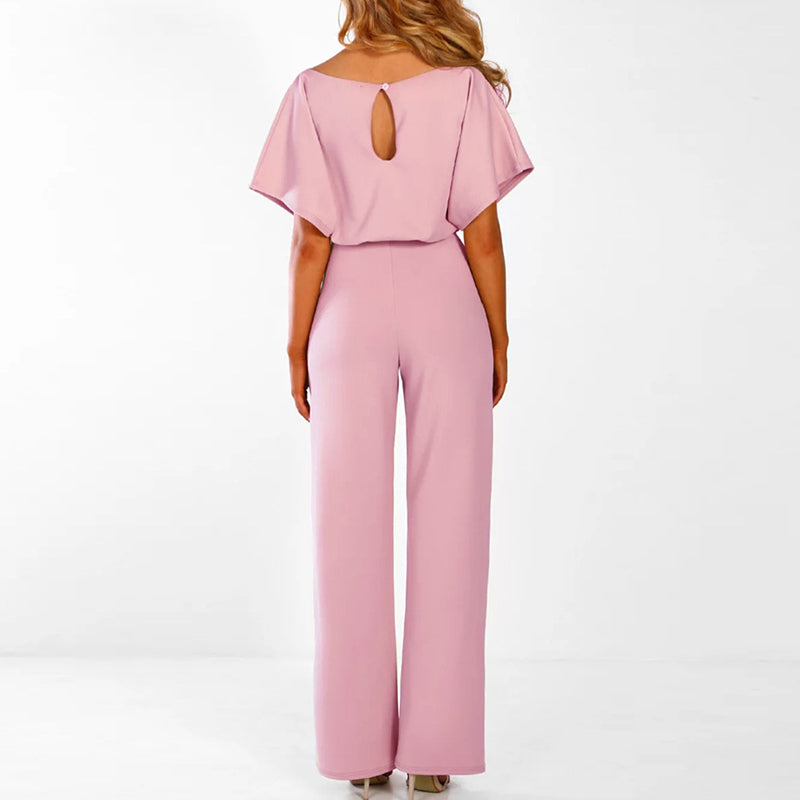 dresses : Lyla – Élégante Combinaison ceinturée à Jambes Larges in van Seroa