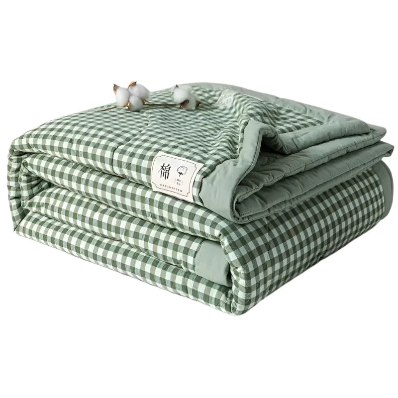 Bed Summer Cooling Quilt Queen King Size Soft Skin Friendly Thin Comforter Blankets