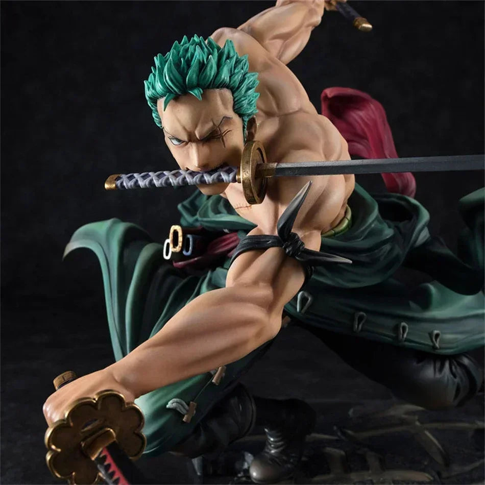 Zoro Three-Blade Anime Figure