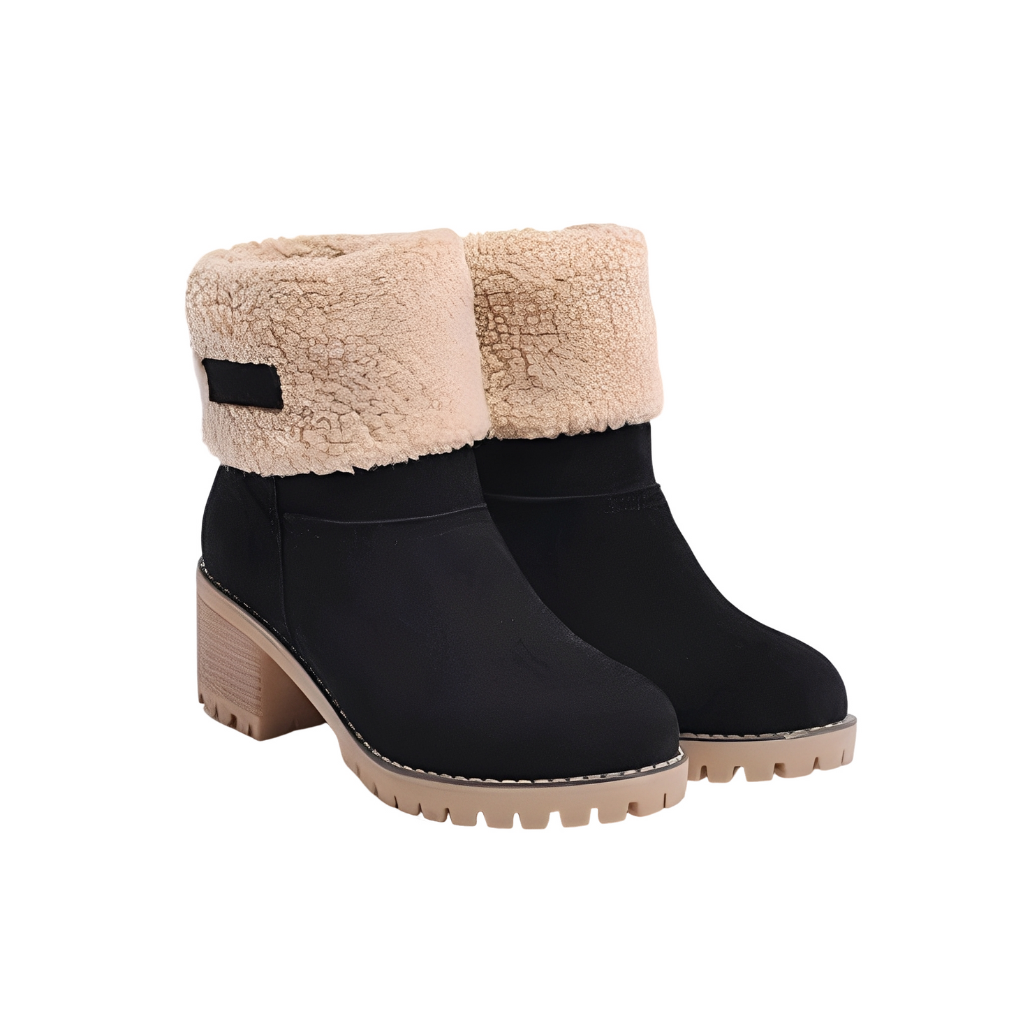 Dames Suède Winterlaarzen met Warme Voering