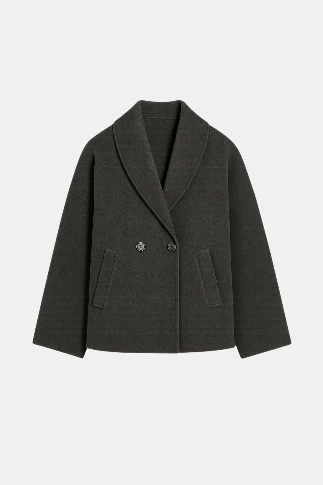 Serena – Tweed Loose-Fit Pocket Coat