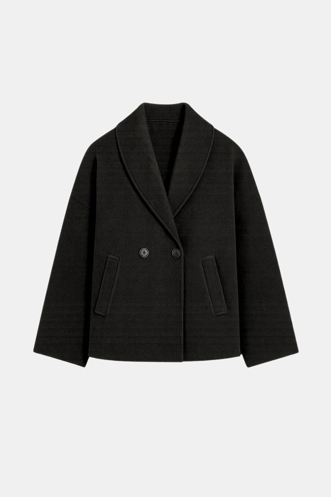 Serena – Tweed Loose-Fit Pocket Coat