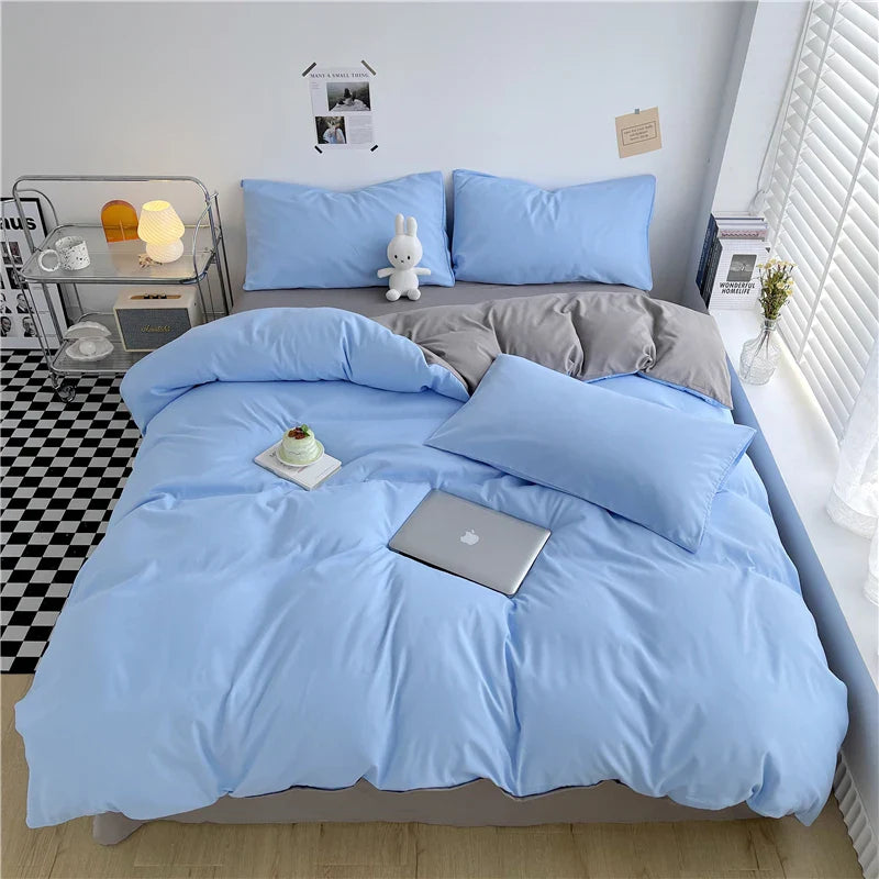 CozyStripe | All-Seasons Polyester Dekbedovertrek - Bliss Home
