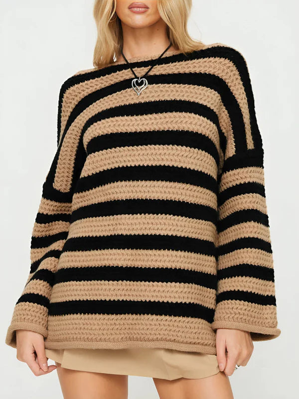 HELLEN – Jersey de punto a rayas