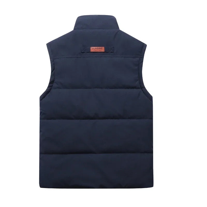 Herre Bodywarmer | Slank Polstret Vest til Hele-Sæsonen Lagdeling