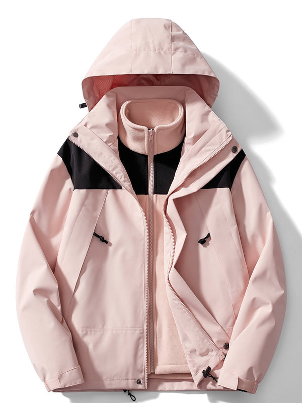Snow Jacket - Women's Hooded Windproof Ski Winter Jacket-Grace Aura