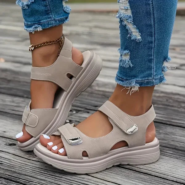 Orthopedic Walking Sandals for Women’s with Lightweight Synthetic Adjustable Comfort