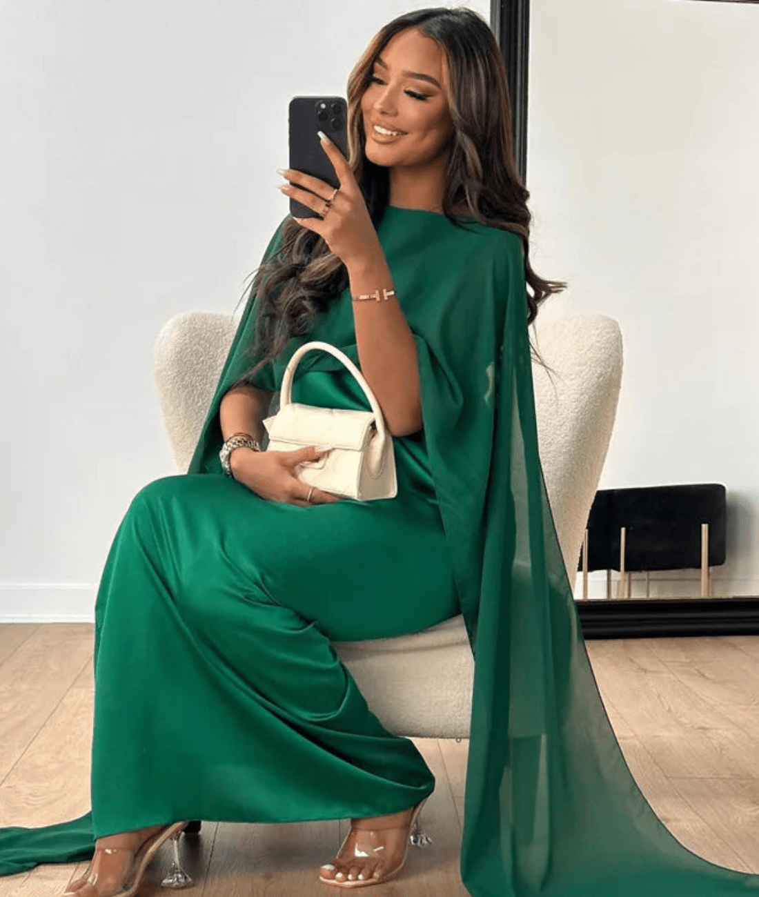 Tayma – Draped Sleeve Abaya