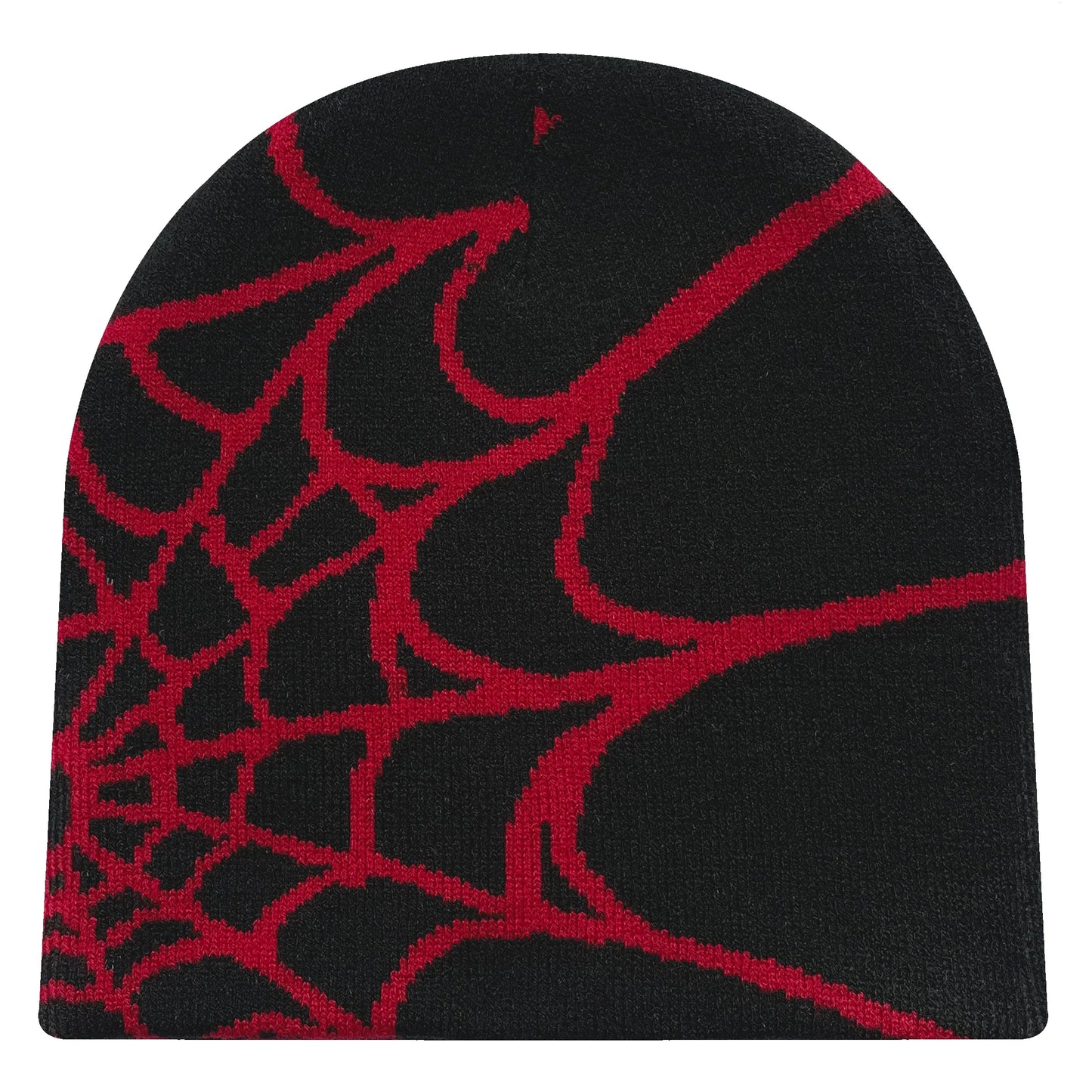 Unisex gebreide muts met spinnenwebprint, warme outdoor pullover muts met persoonlijkheid 12