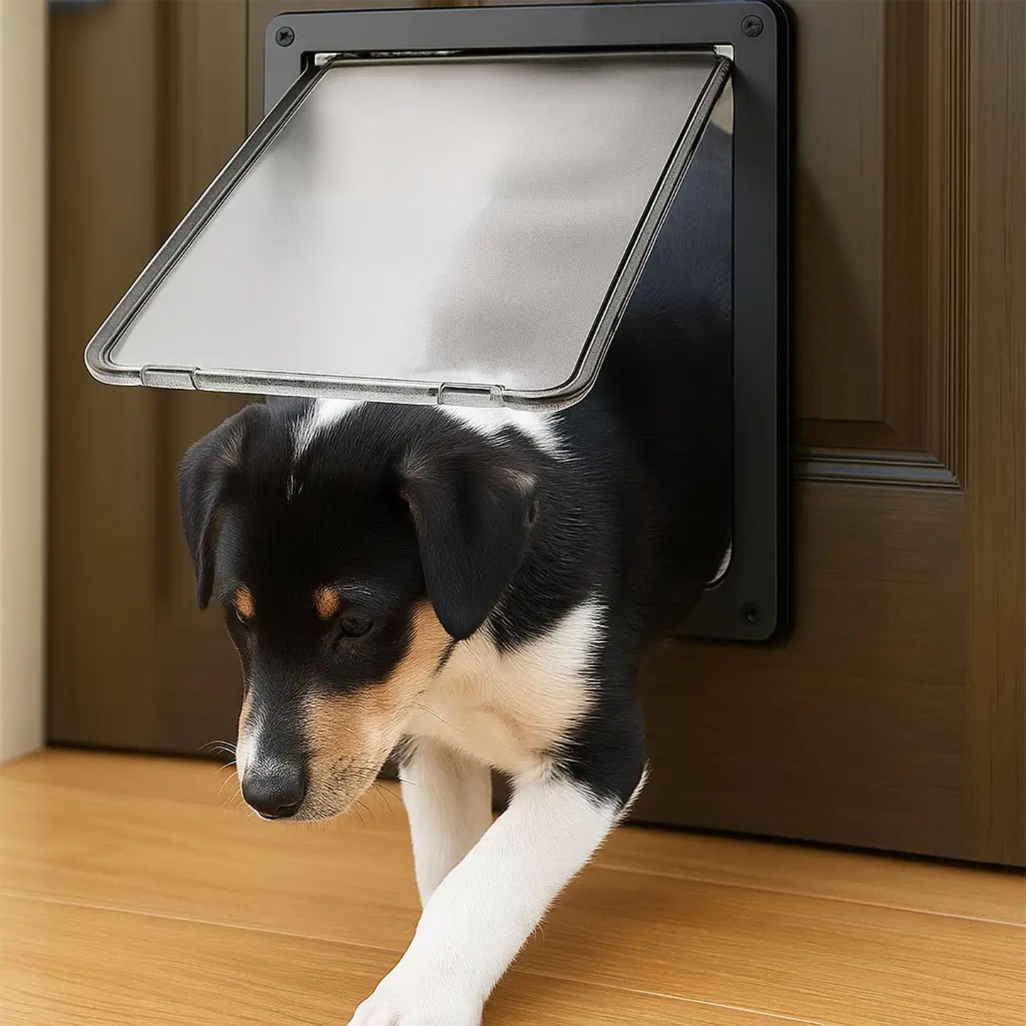 Hundeklappe mit Sicherheitsverschluss | Robuste Tür für Hunde & Welpen