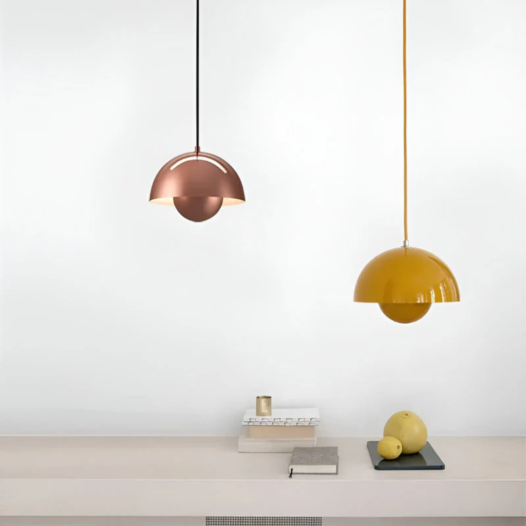 NordicBlossom – Scandinavische LED hanglamp bloemvorm – verstelbaar snoer