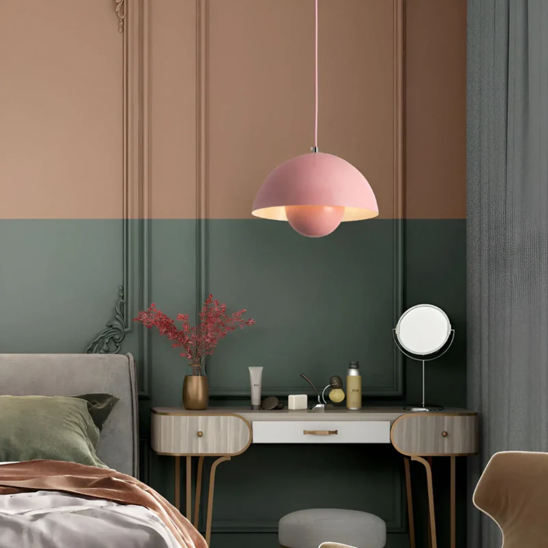 NordicBlossom – Scandinavische LED hanglamp bloemvorm – verstelbaar snoer