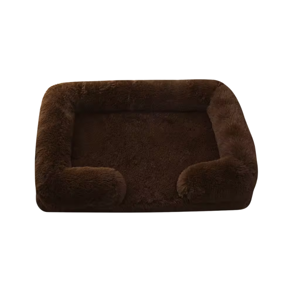 Plush Dog Bed | Anti-Slip, Washable & Durable Cozy Bed for Small to Medium Dogs