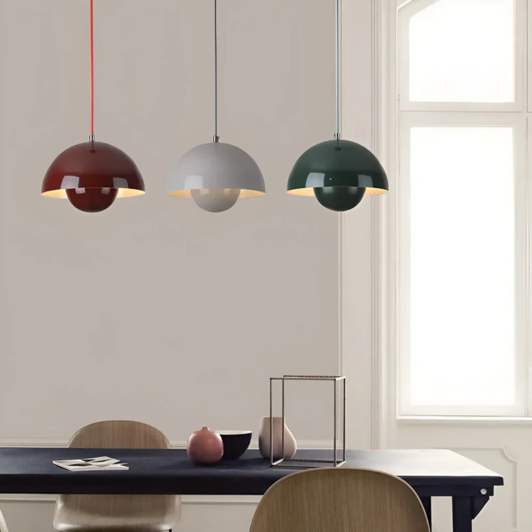 NordicBlossom – Scandinavische LED hanglamp bloemvorm – verstelbaar snoer