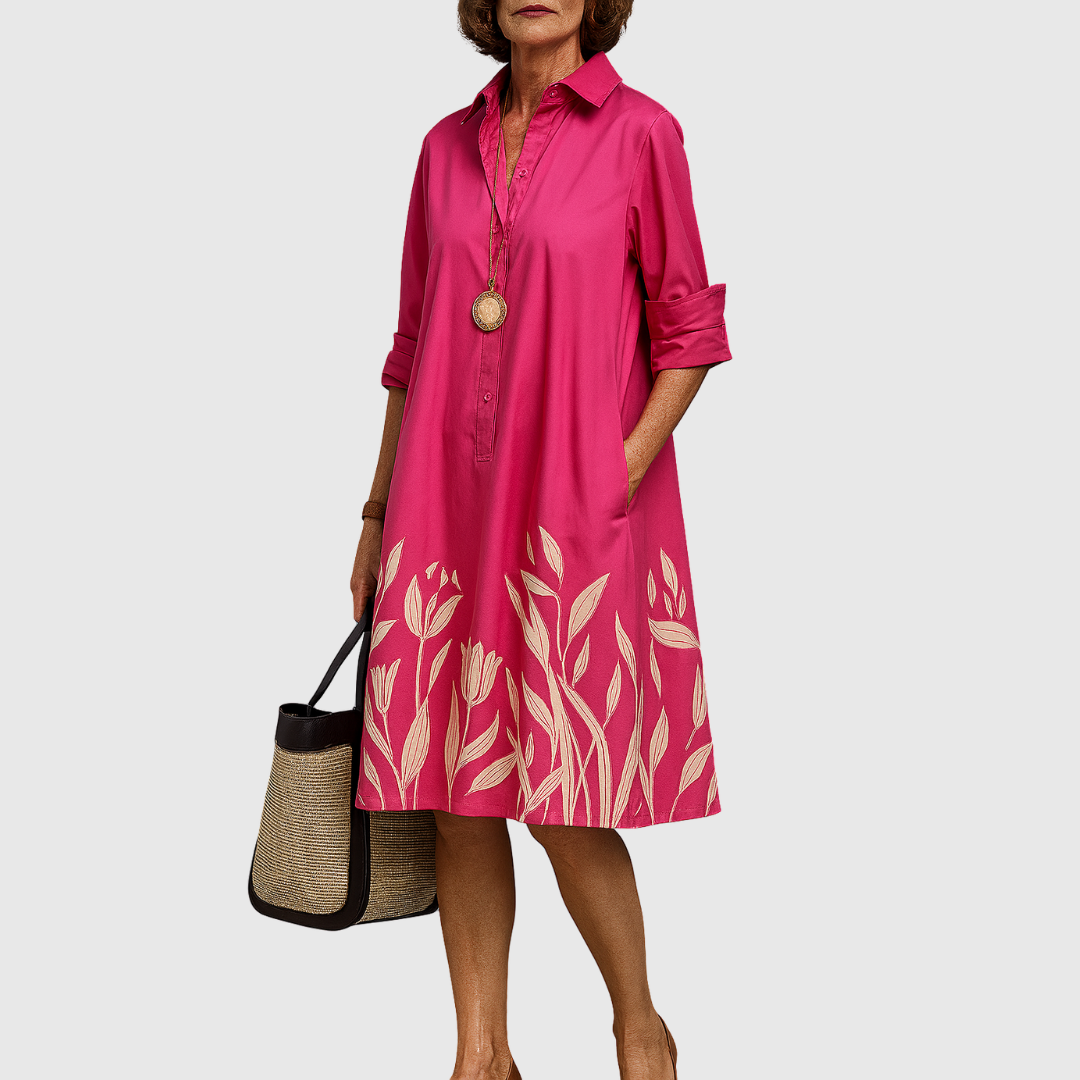 Jennifer | Luxe Midi Dress for Effortless Elegance