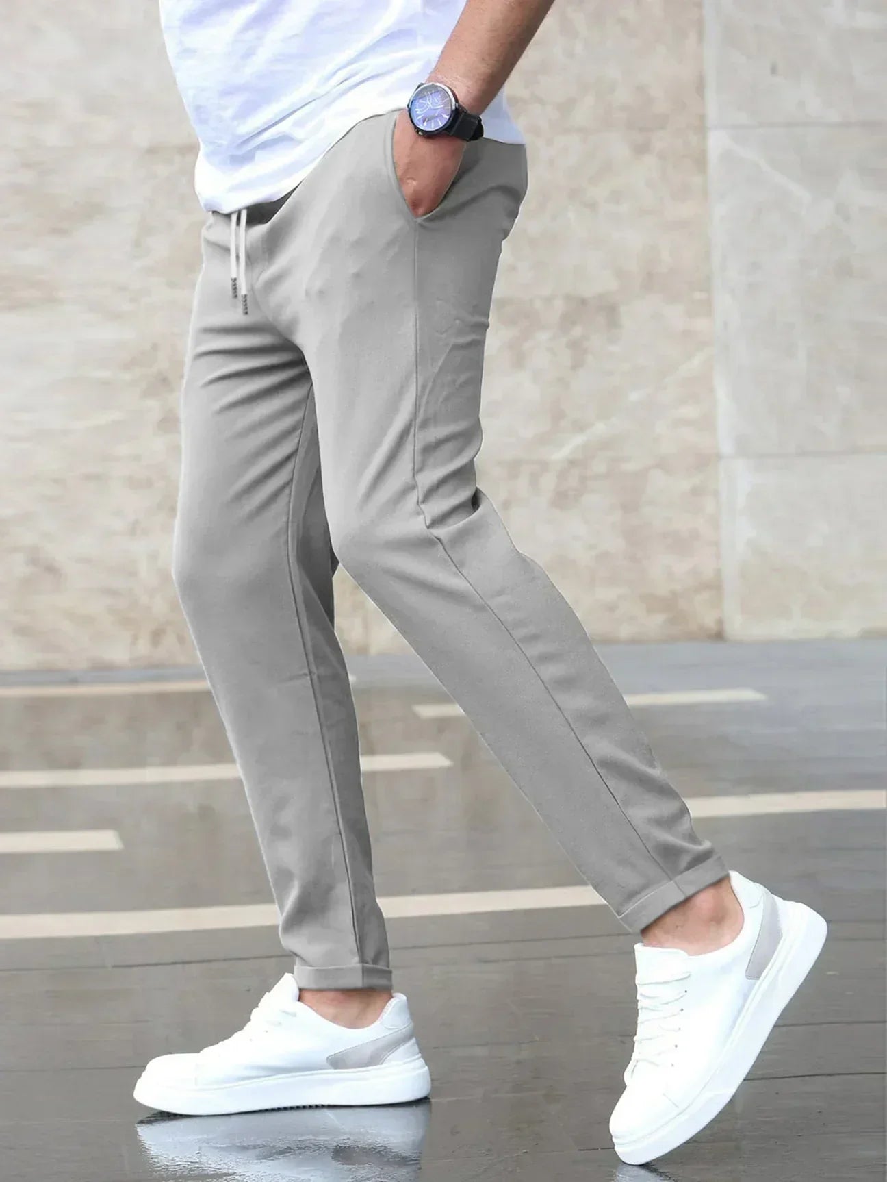 Pantalon De Jogging Avec Coupe Ajustée pour Utilisateurs Actifs | Idéal pour Les Activités Quotidiennes