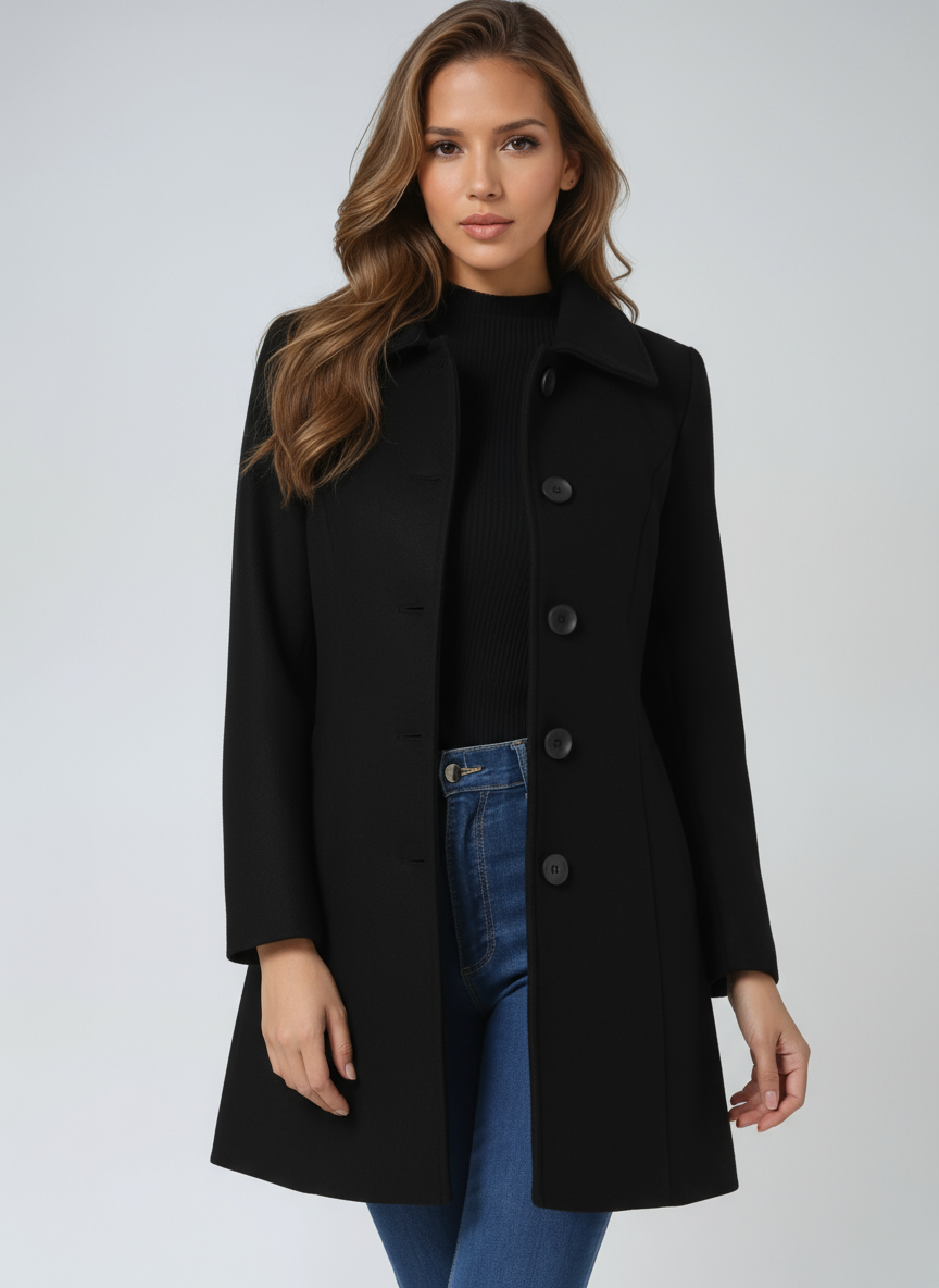 Trench invernali monopetto da donna