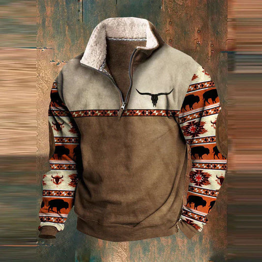 Ethan Pull Homme – Pull Zippé Moderne en Coton Doux & Confortable au Style Chic