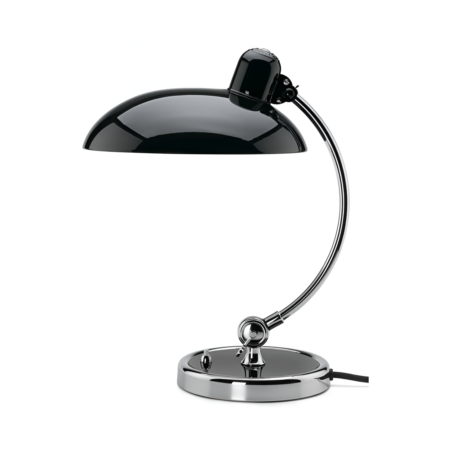 Vintage-Schreibtischlampe, verstellbar – Metallkuppel mit gebogenem Arm für Zuhause, Büro oder zum Lesen 0