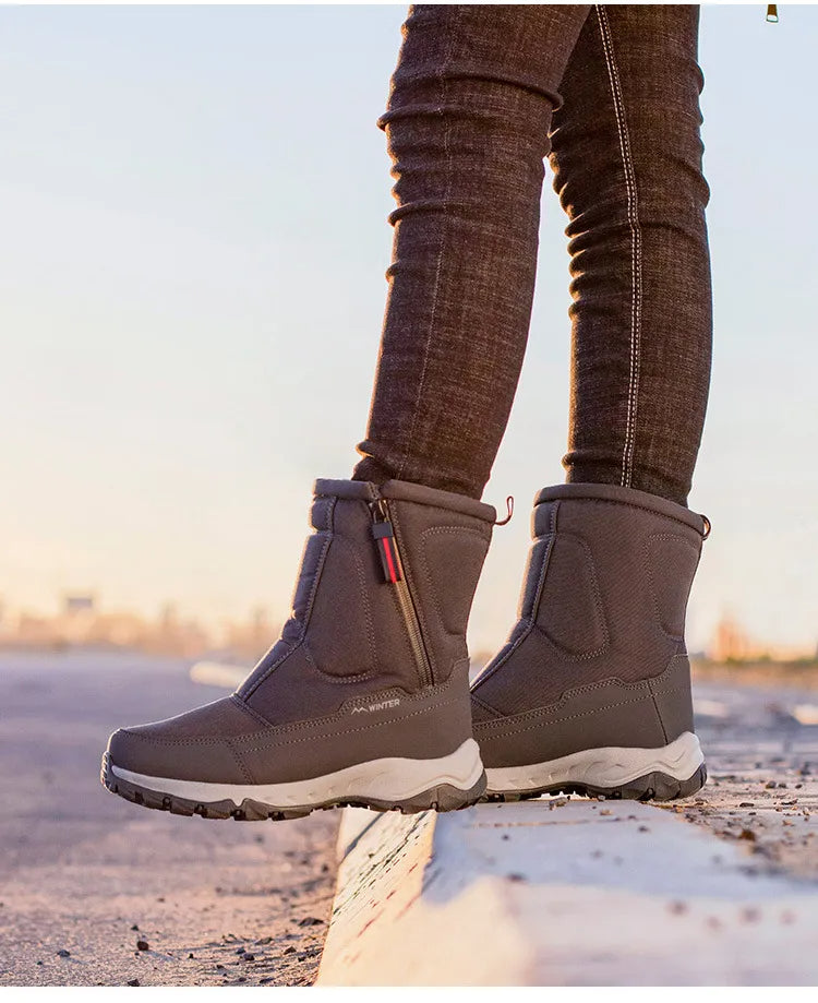 Waterdichte Heren Winterboots met Antislip Zool