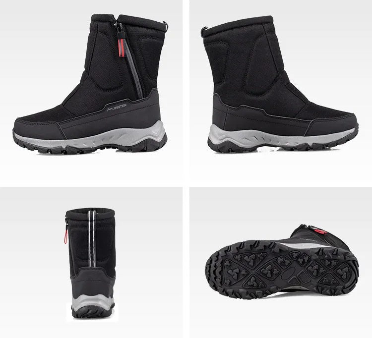Waterdichte Heren Winterboots met Antislip Zool