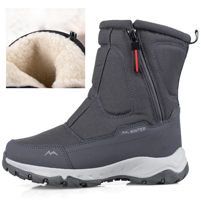 Waterdichte Heren Winterboots met Antislip Zool