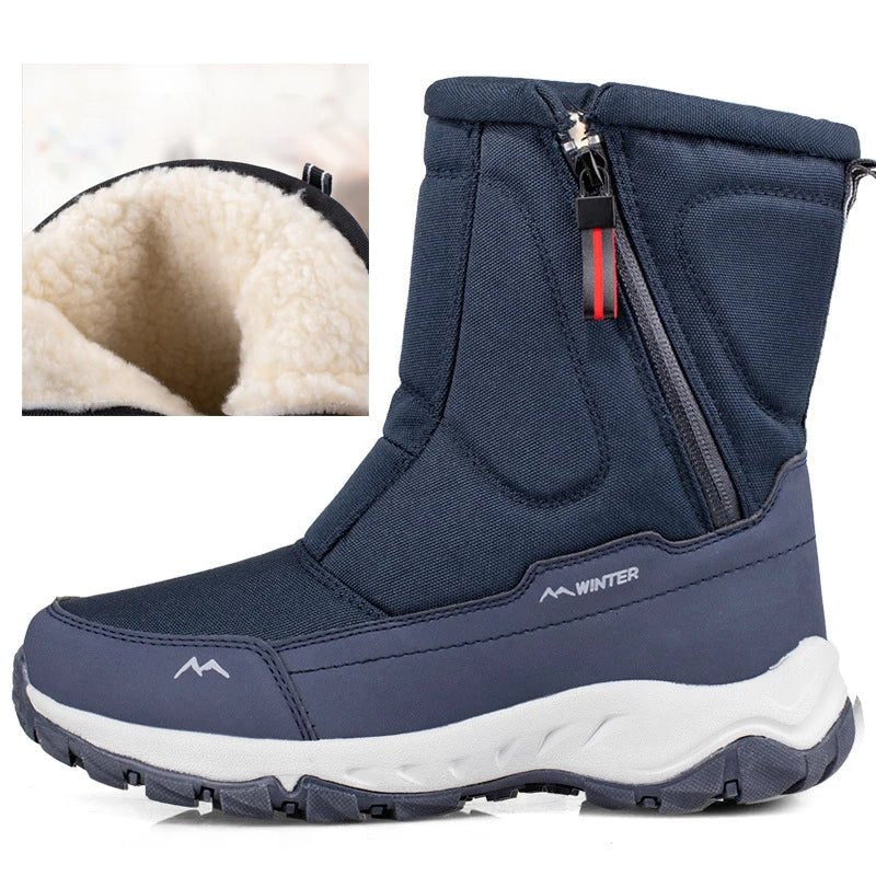 Waterdichte Heren Winterboots met Antislip Zool